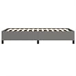 vidaXL Engineered Wood Twin XL Bed Frame in Dark Gray