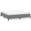 vidaXL Engineered Wood California King Bed Frame in Dark Gray