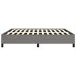 vidaXL Engineered Wood California King Bed Frame in Dark Gray