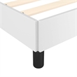 vidaXL Engineered Wood California King Bed Frame with Headboard in White