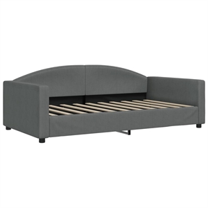 vidaXL Polyester fabric Day Bed in Dark Gray