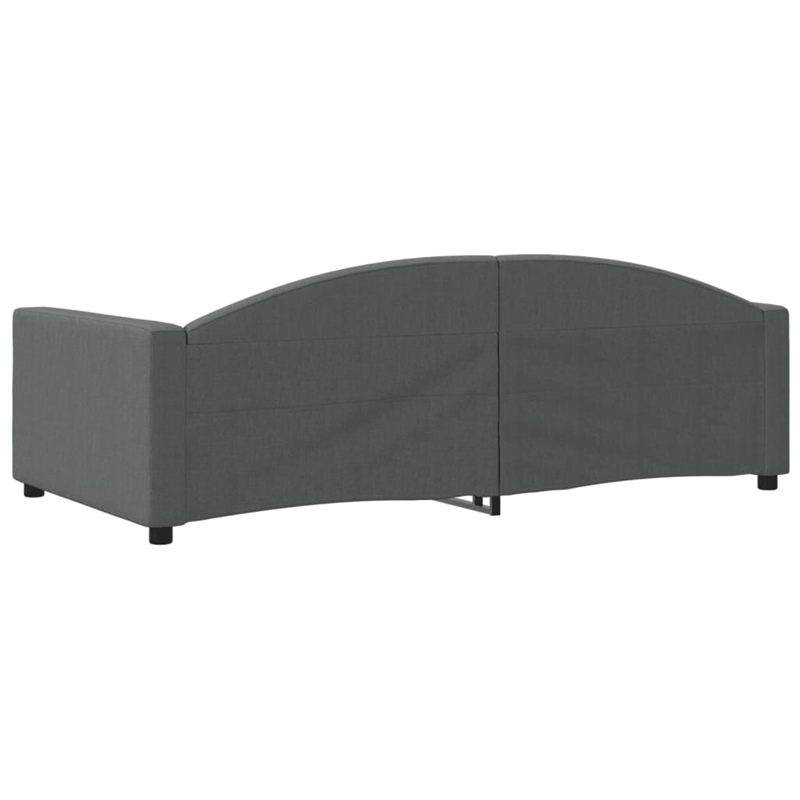 vidaXL Polyester fabric Day Bed in Dark Gray