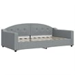vidaXL Polyester Fabric DayBed in Light Grey