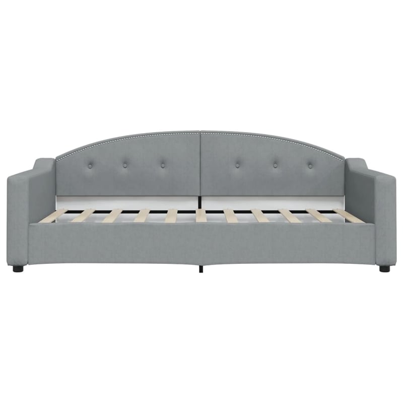 vidaXL Polyester Fabric DayBed in Light Grey