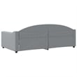 vidaXL Polyester Fabric DayBed in Light Grey