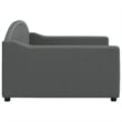 vidaXL Solid Wood Fabric Polyester Daybed in Dark Grey