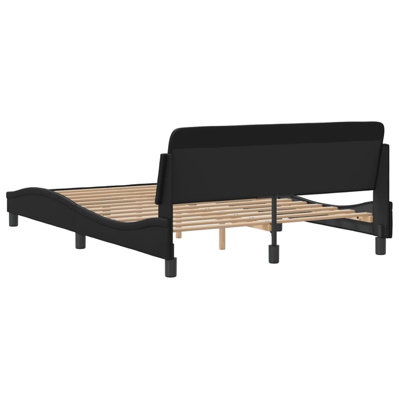 vidaXL Full Bed Frame in Black