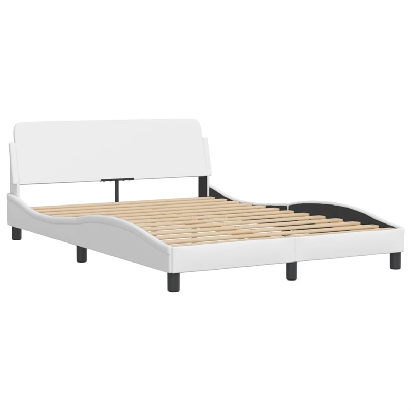 vidaXL Full Bed Frame in White
