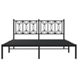 vidaXL Engineered Wood King Bed Frame in Black