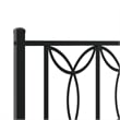 vidaXL Engineered Wood King Bed Frame in Black