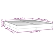 vidaXL Queen Engineered Wood Bed Frame in Light Gray