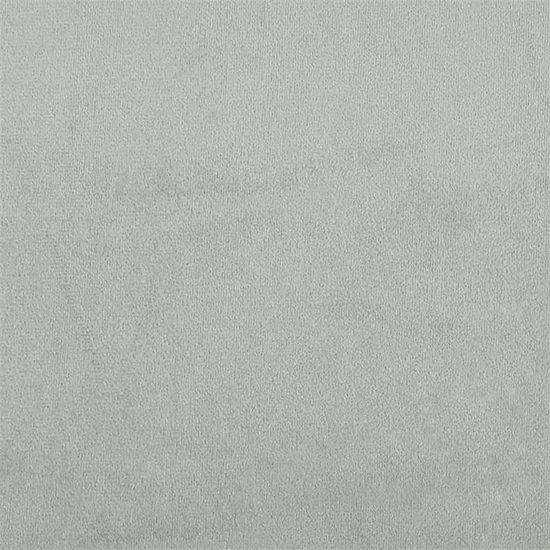 vidaXL Velvet Full Bed Frame in Light Grey