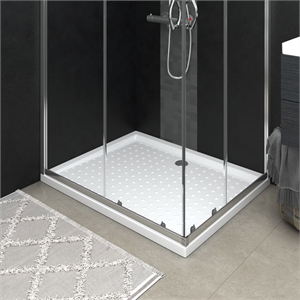 vidaXL ABS Shower Base Tray with Dots in  White  ABS