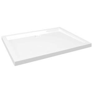 vidaXL Rectangular ABS Shower Base Tray  in White