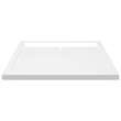 vidaXL Rectangular ABS Shower Base Tray  in White