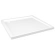 vidaXL Square ABS Shower Base Tray in White