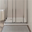 vidaXL Square ABS Shower Base Tray in White