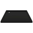 vidaXL Square ABS Shower Base Tray in Black