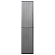 vidaXL Garden Storage Cabinet in Gray and Black