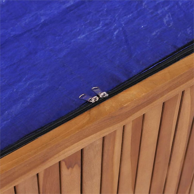 vidaXL Solid Acacia Wood Storage Box in Brown