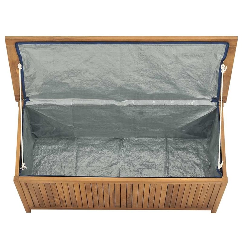 vidaXL Medium Teak Wood Garden Box in Brown