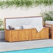vidaXL Solid Teak Wood Garden Box in Natural