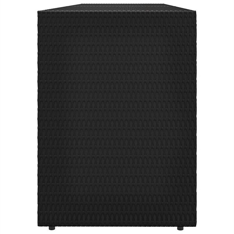 vidaXL Garden Storage Cabinet in Black