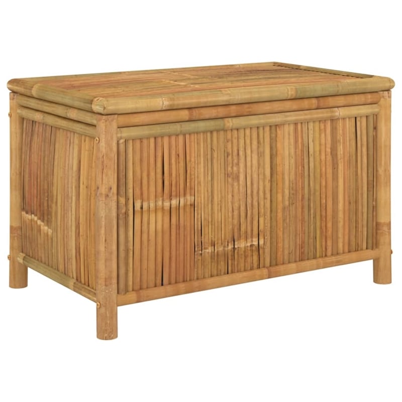 vidaXL Bamboo Polyethylene Garden Storagein Natural