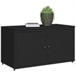 vidaXL Garden Storage Cabinet in Black