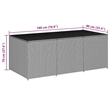 vidaXL Large Storage Chest in Black