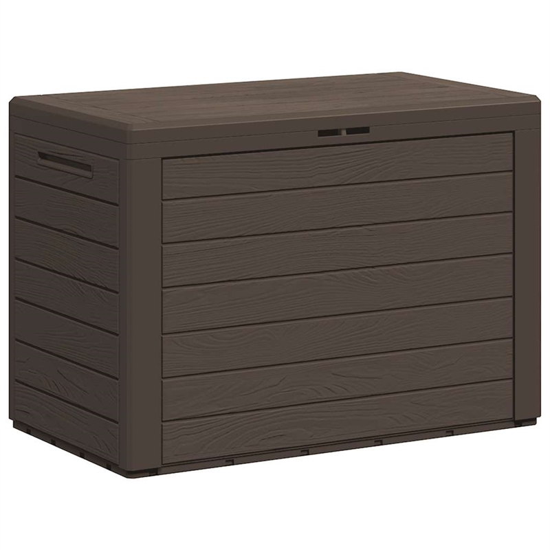 vidaXL Polypropylene Storage Box in Brown