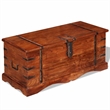 vidaXL Rectangular Storage Chest in Honey Brown Finish
