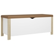 vidaXL Sonoma Oak Storage Box in White