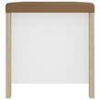 vidaXL Sonoma Oak Storage Box in White