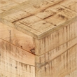 vidaXL Medium Solid Rough Mango Wood Storage Chest in Brown