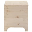 vidaXL Untreated Pine Wood Storage Box in Brown
