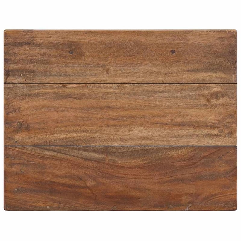 vidaXL Solid Mahogany Wood Nightstand in Brown