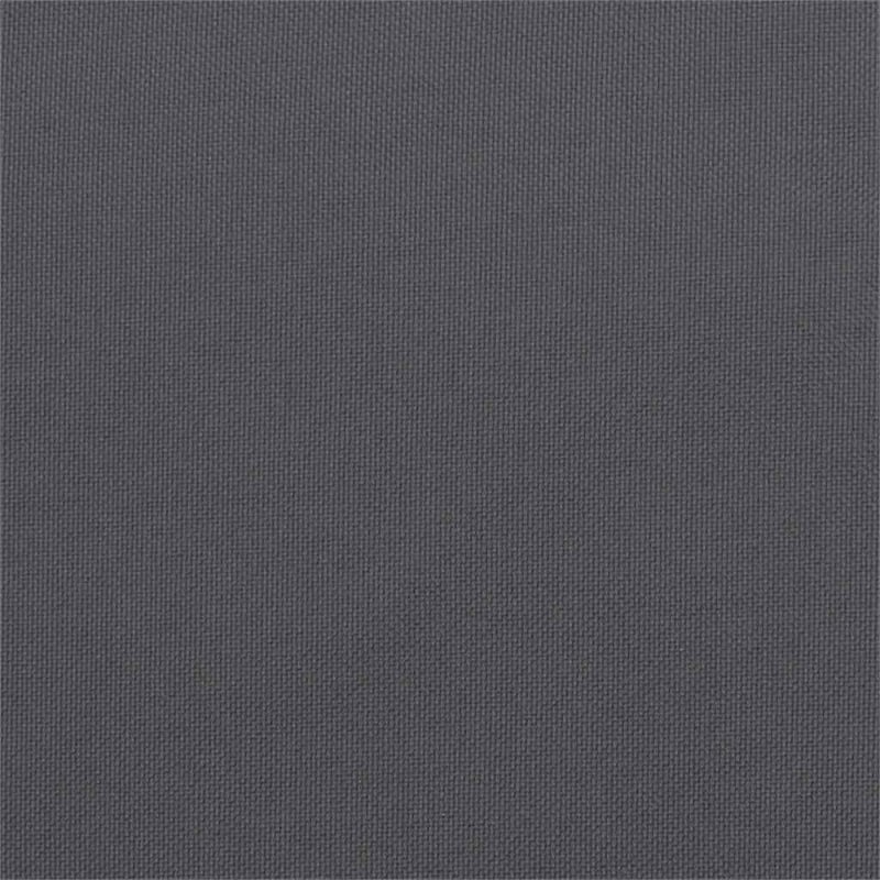 vidaXL Polyester Deck Chair Cushion in Anthracite