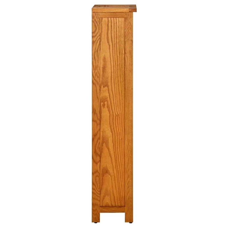 vidaXL Medium Oak Veneered MDF Bookcase in Natural Oak
