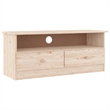 vidaXL Solid Pine Wood Medium TV Cabinet in Natural/Beige