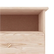 vidaXL Solid Pine Wood Medium TV Cabinet in Natural/Beige