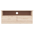 vidaXL Solid Pine Wood Medium TV Cabinet in Natural/Beige
