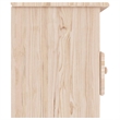 vidaXL Solid Pine Wood Medium TV Cabinet in Natural/Beige