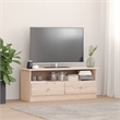 vidaXL Solid Pine Wood Medium TV Cabinet in Natural/Beige