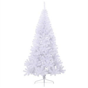 vidaXL Decorative Inlays Artificial Christmas Tree in White