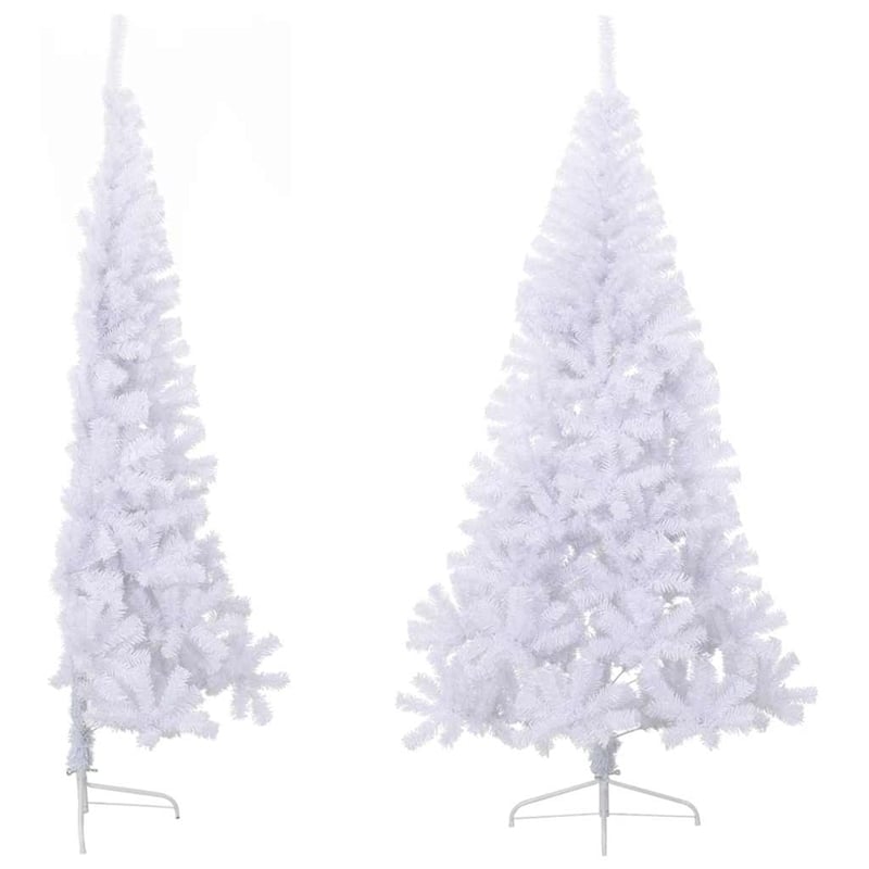 vidaXL Decorative Inlays Artificial Christmas Tree in White
