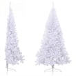 vidaXL Decorative Inlays Artificial Christmas Tree in White