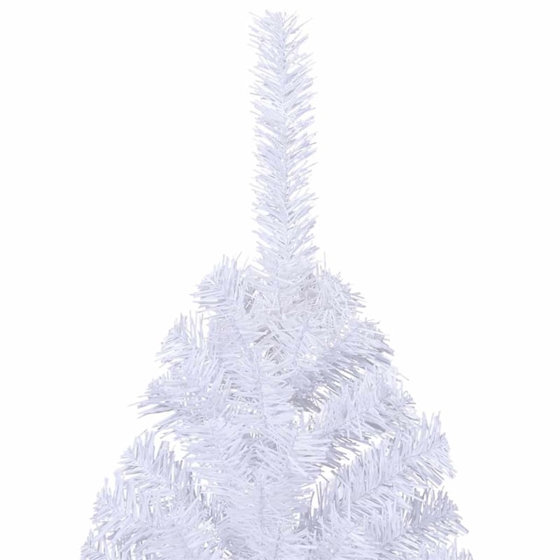 vidaXL Decorative Inlays Artificial Christmas Tree in White
