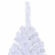 vidaXL Decorative Inlays Artificial Christmas Tree in White