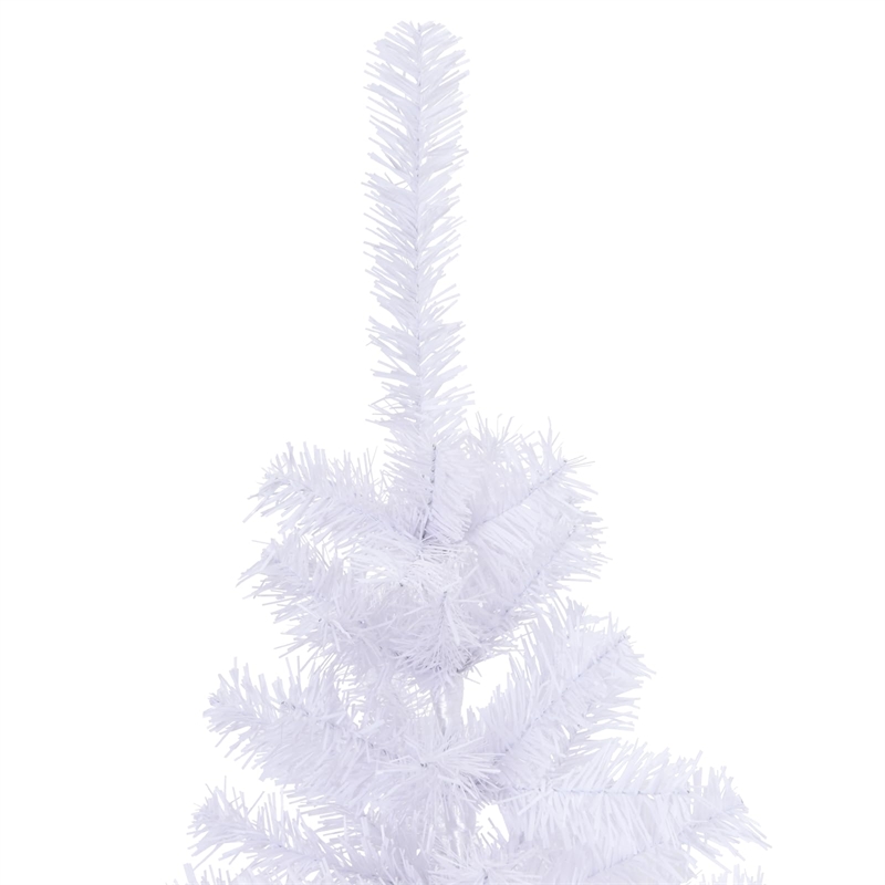vidaXL PVC 4 ft Collapsible Artificial Christmas Trees in White